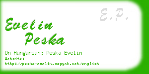 evelin peska business card